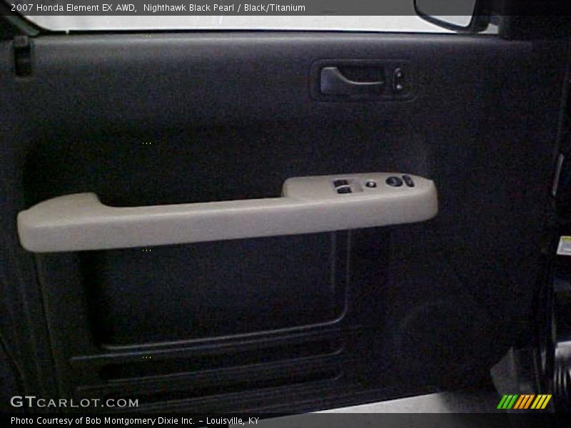 Nighthawk Black Pearl / Black/Titanium 2007 Honda Element EX AWD