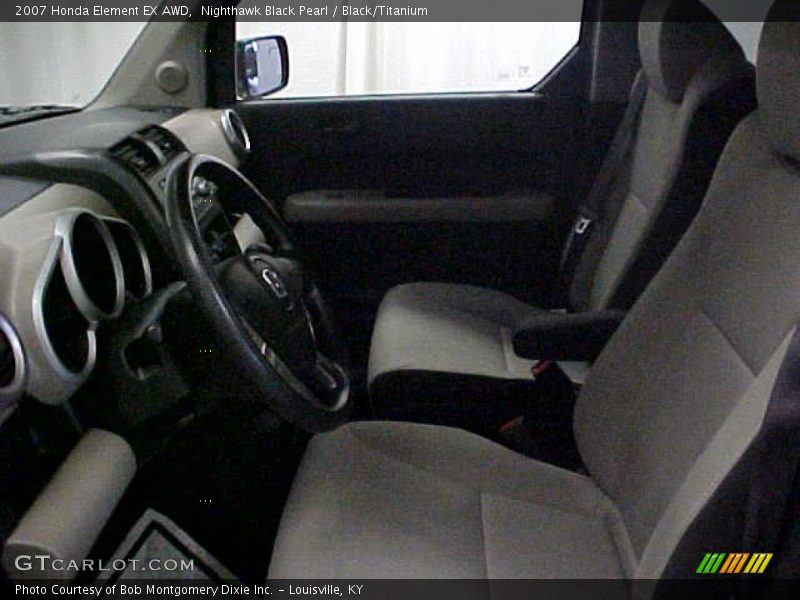 Nighthawk Black Pearl / Black/Titanium 2007 Honda Element EX AWD