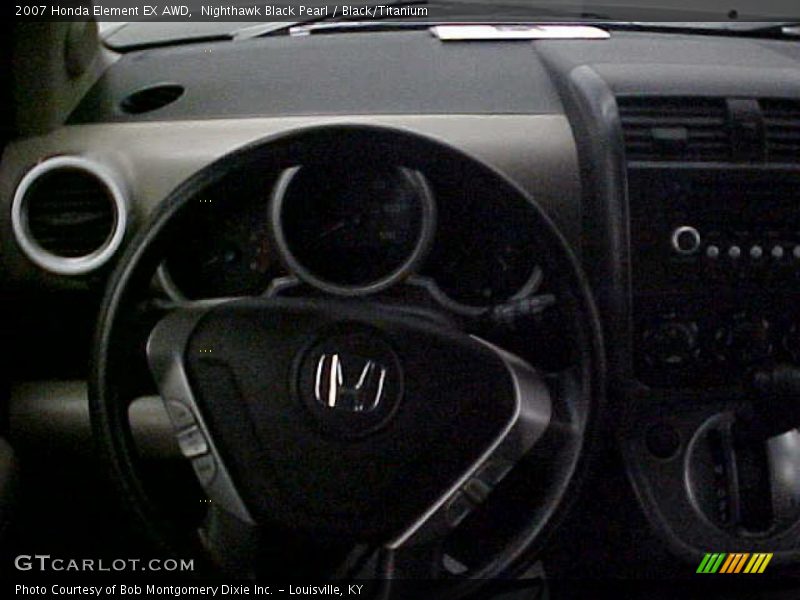 Nighthawk Black Pearl / Black/Titanium 2007 Honda Element EX AWD