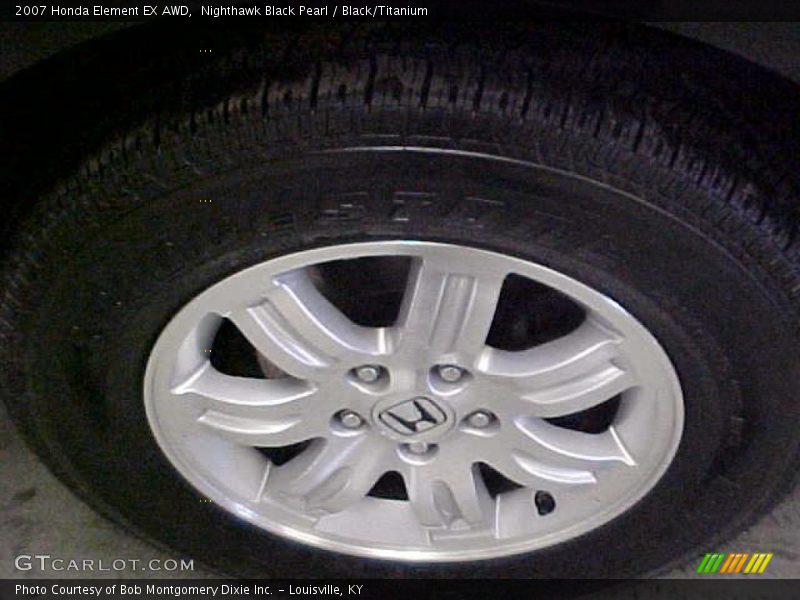 Nighthawk Black Pearl / Black/Titanium 2007 Honda Element EX AWD