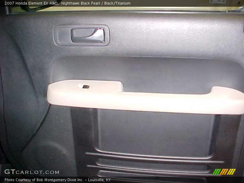 Nighthawk Black Pearl / Black/Titanium 2007 Honda Element EX AWD