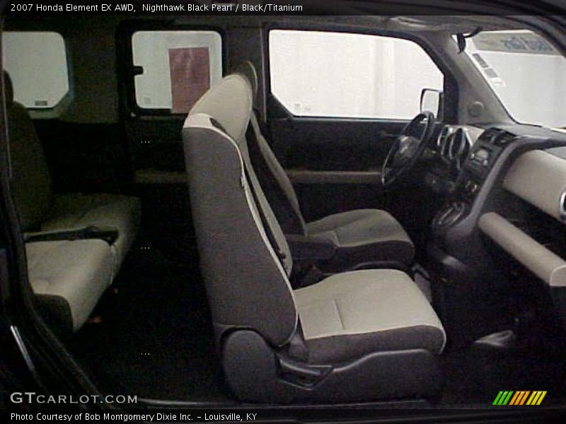 Nighthawk Black Pearl / Black/Titanium 2007 Honda Element EX AWD