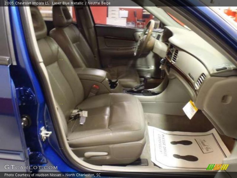 Laser Blue Metallic / Neutral Beige 2005 Chevrolet Impala LS