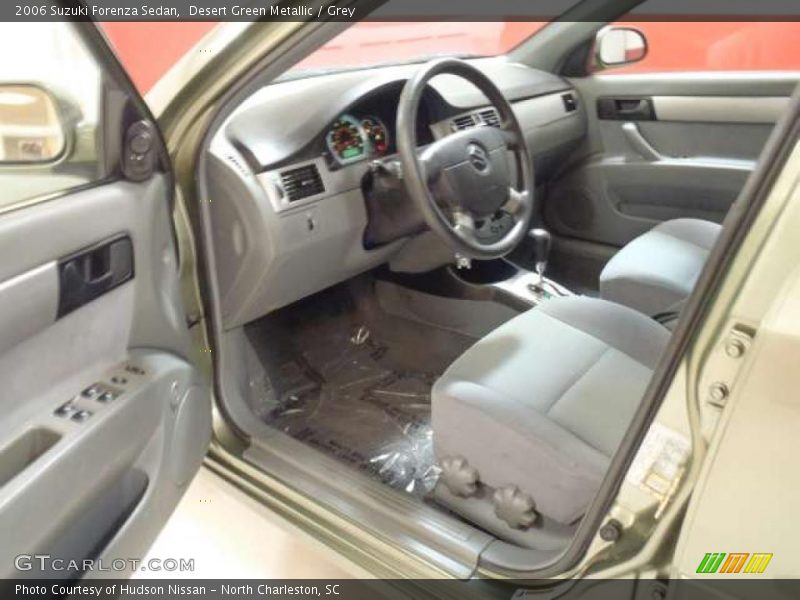 Desert Green Metallic / Grey 2006 Suzuki Forenza Sedan