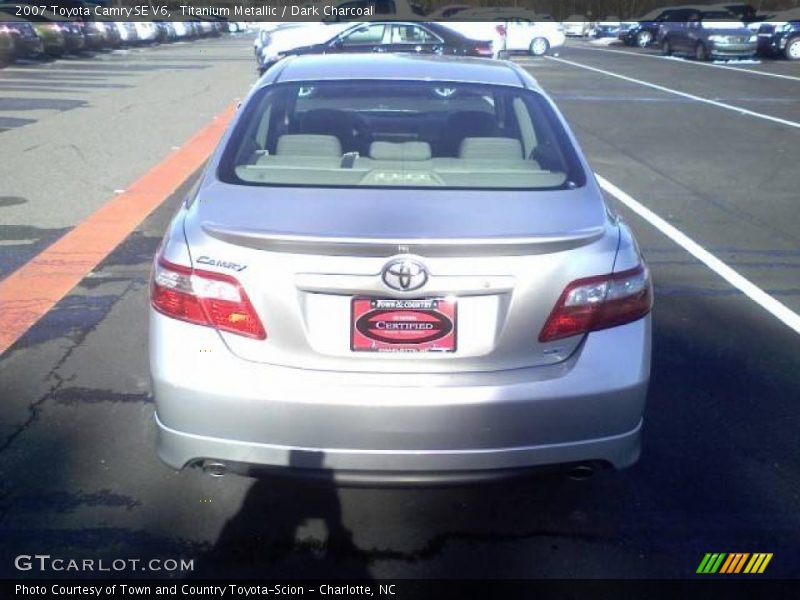 Titanium Metallic / Dark Charcoal 2007 Toyota Camry SE V6