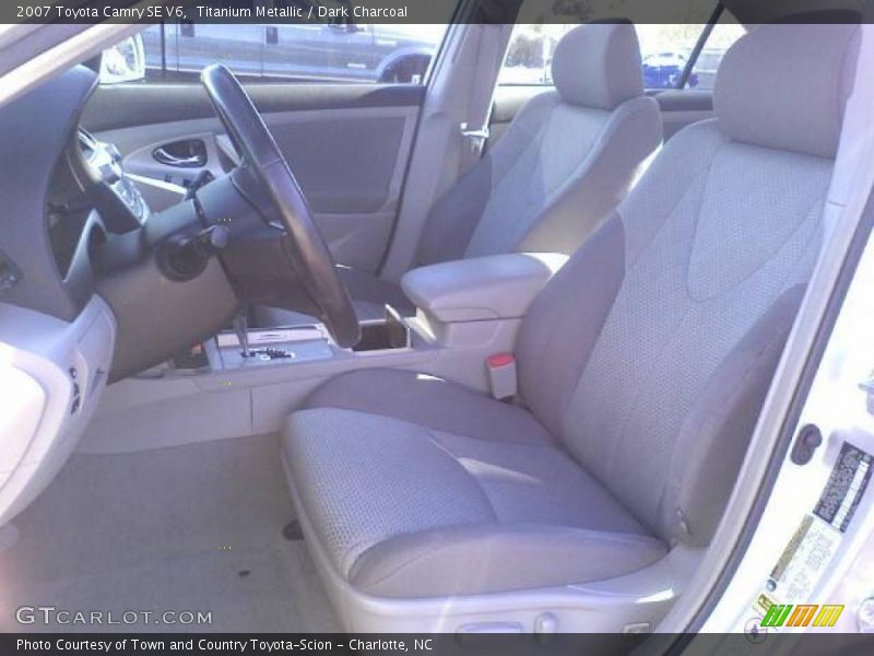 Titanium Metallic / Dark Charcoal 2007 Toyota Camry SE V6