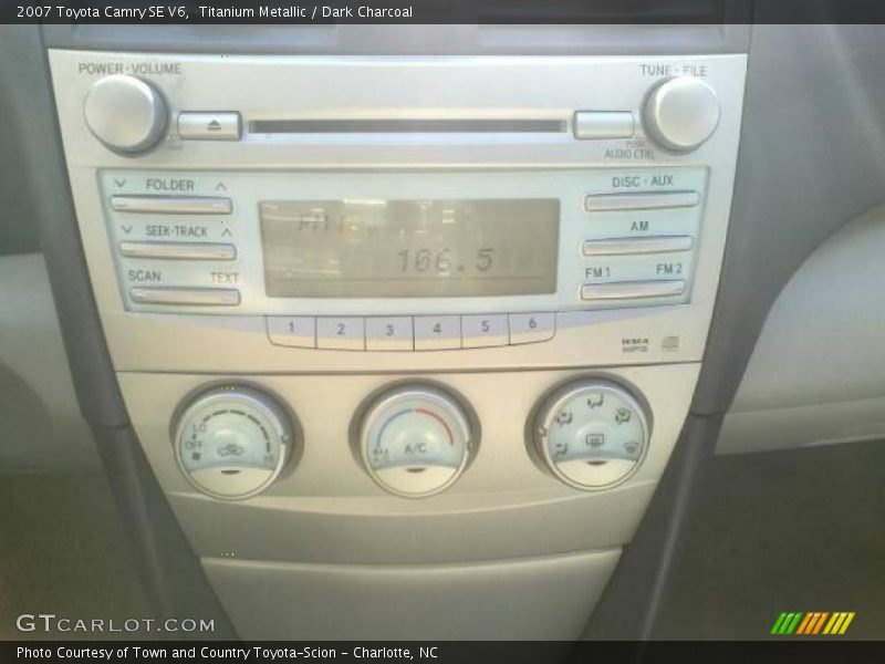 Titanium Metallic / Dark Charcoal 2007 Toyota Camry SE V6