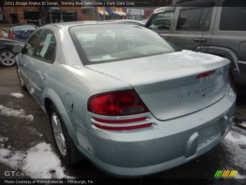 Sterling Blue Satin Glow / Dark Slate Gray 2001 Dodge Stratus ES Sedan