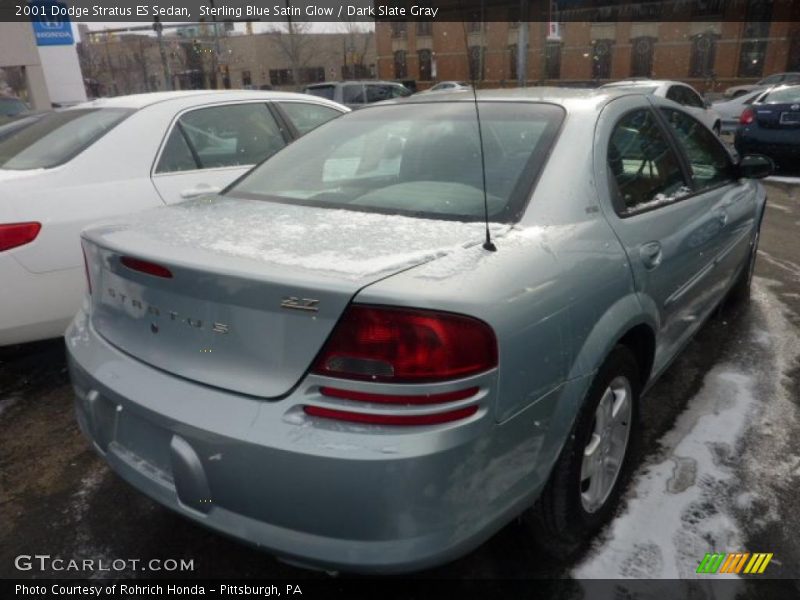 Sterling Blue Satin Glow / Dark Slate Gray 2001 Dodge Stratus ES Sedan