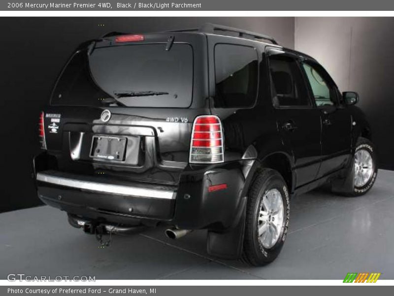 Black / Black/Light Parchment 2006 Mercury Mariner Premier 4WD