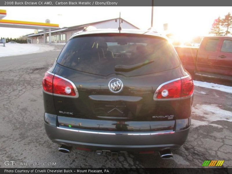 Carbon Black Metallic / Ebony/Ebony 2008 Buick Enclave CX AWD