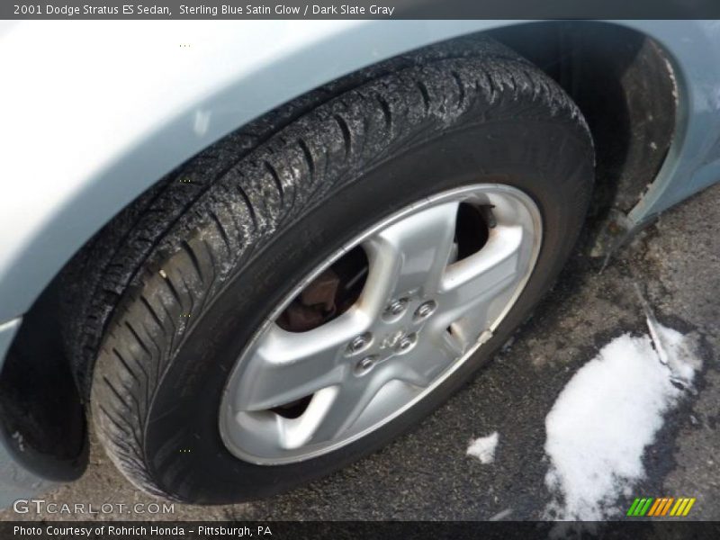 Sterling Blue Satin Glow / Dark Slate Gray 2001 Dodge Stratus ES Sedan