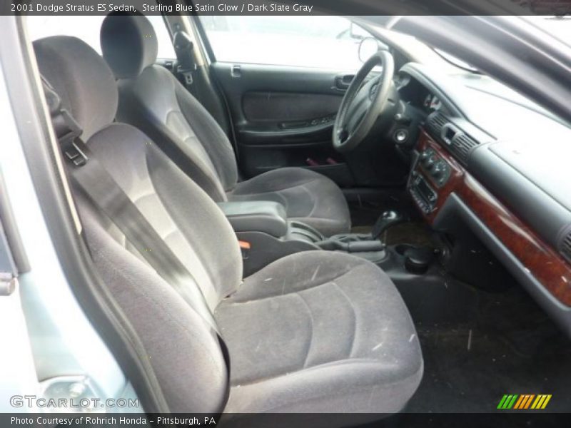 Sterling Blue Satin Glow / Dark Slate Gray 2001 Dodge Stratus ES Sedan