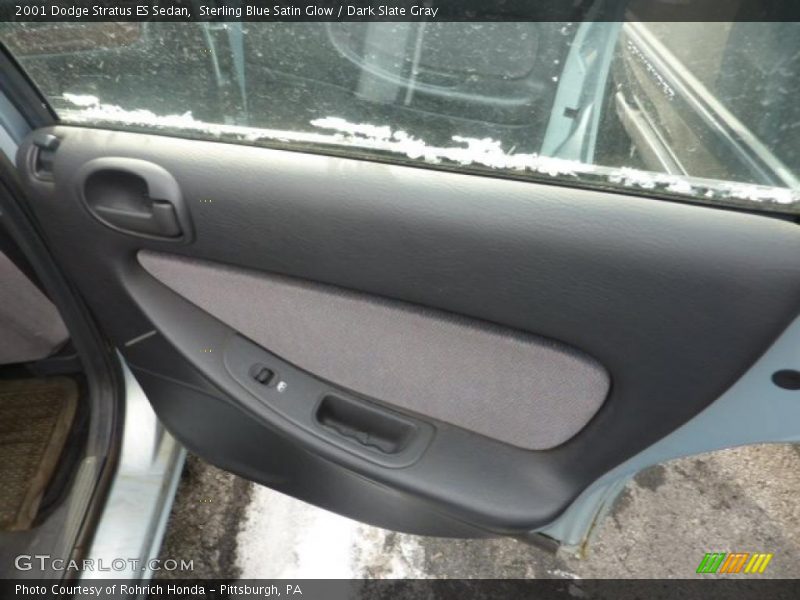Sterling Blue Satin Glow / Dark Slate Gray 2001 Dodge Stratus ES Sedan