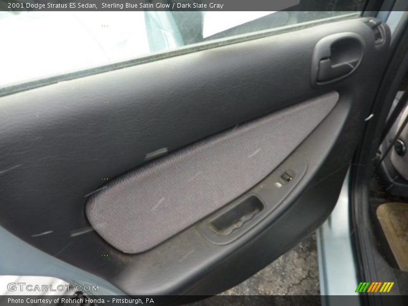 Sterling Blue Satin Glow / Dark Slate Gray 2001 Dodge Stratus ES Sedan