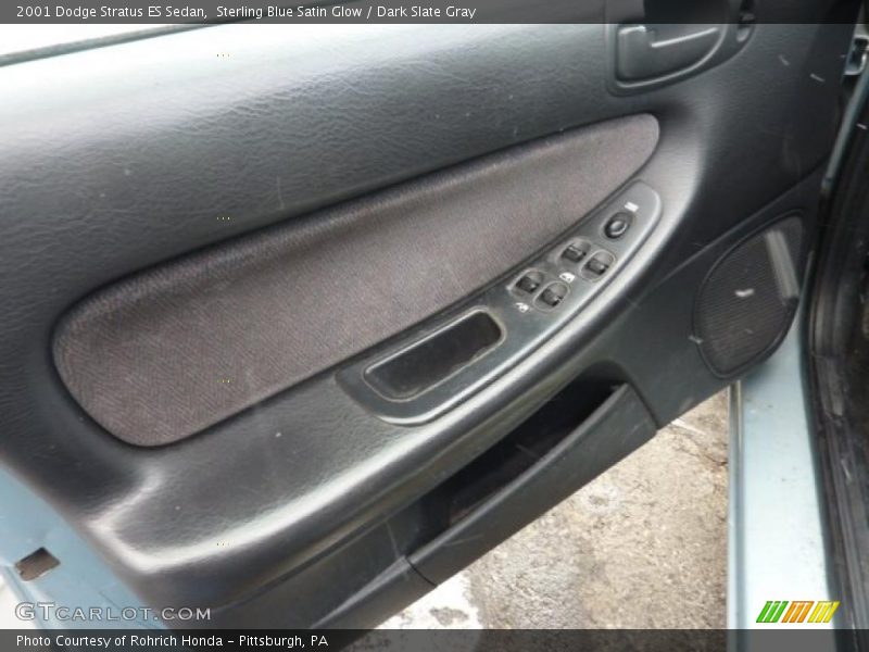 Sterling Blue Satin Glow / Dark Slate Gray 2001 Dodge Stratus ES Sedan