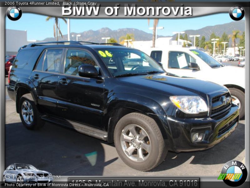 Black / Stone Gray 2006 Toyota 4Runner Limited