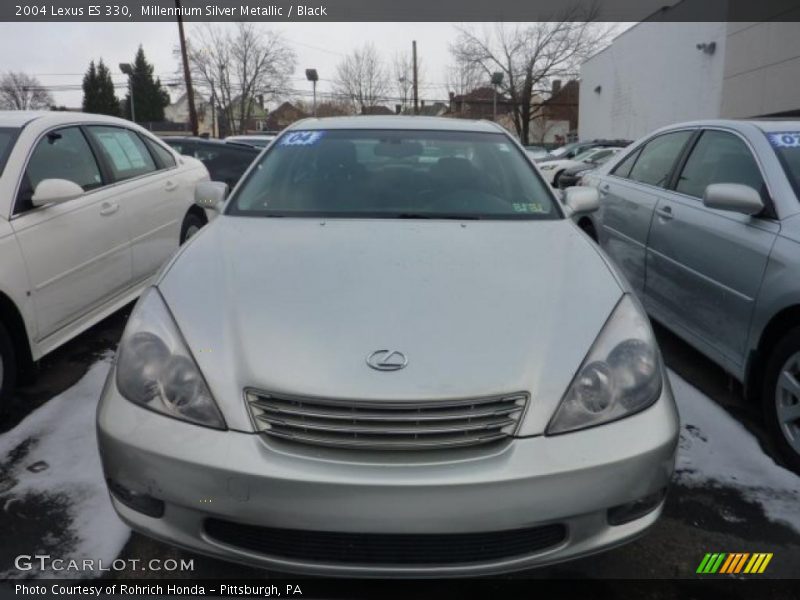Millennium Silver Metallic / Black 2004 Lexus ES 330