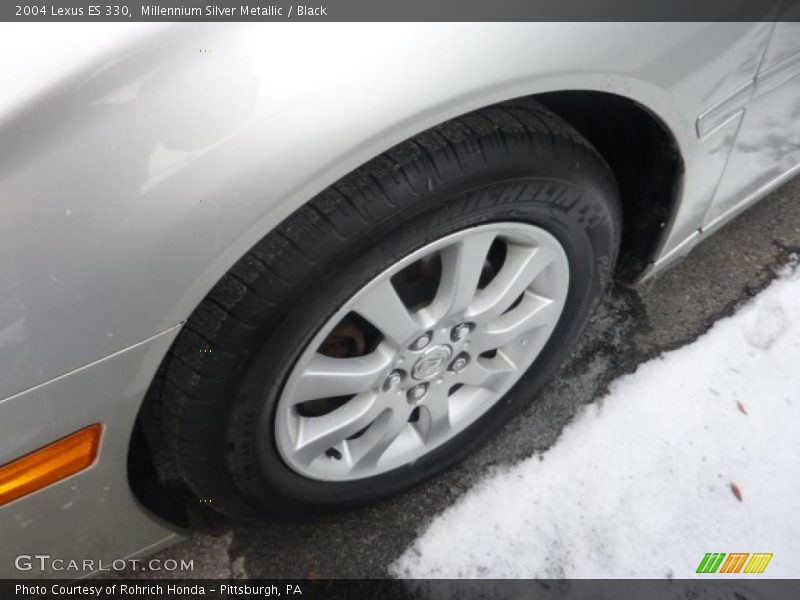 Millennium Silver Metallic / Black 2004 Lexus ES 330