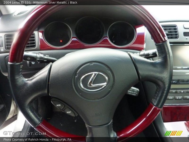 Millennium Silver Metallic / Black 2004 Lexus ES 330