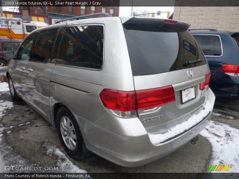 Silver Pearl Metallic / Gray 2009 Honda Odyssey EX-L