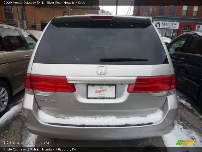 Silver Pearl Metallic / Gray 2009 Honda Odyssey EX-L
