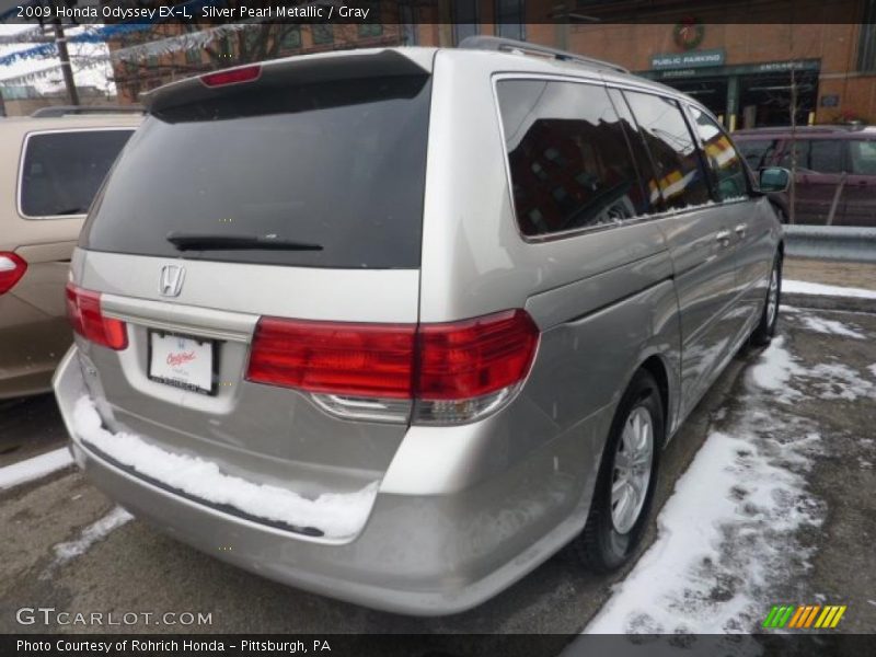 Silver Pearl Metallic / Gray 2009 Honda Odyssey EX-L