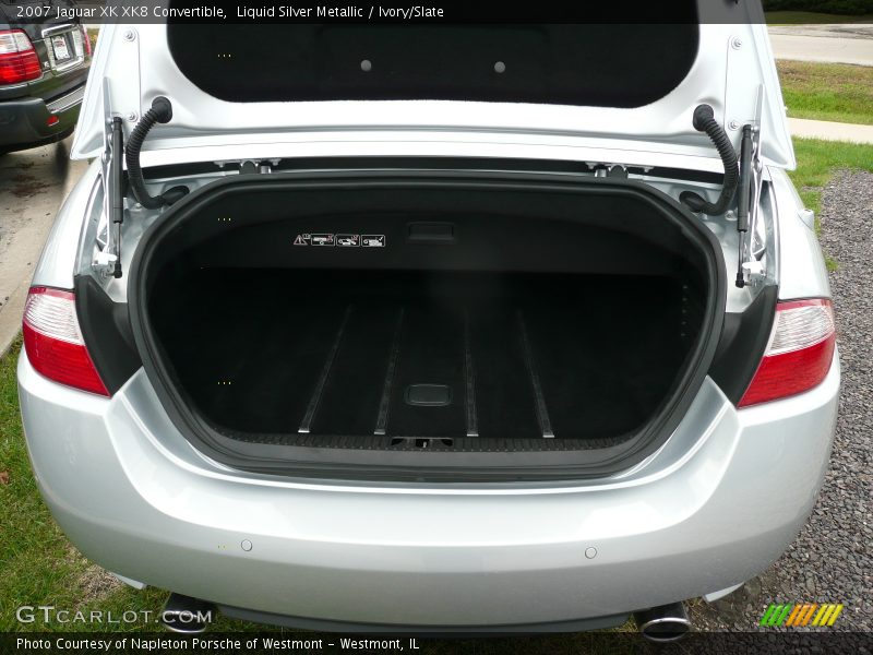 Liquid Silver Metallic / Ivory/Slate 2007 Jaguar XK XK8 Convertible