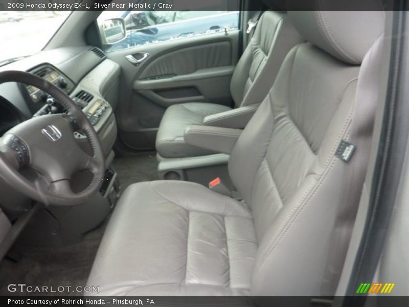  2009 Odyssey EX-L Gray Interior