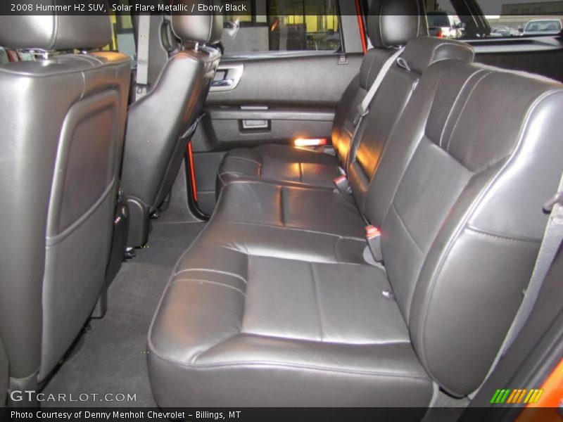  2008 H2 SUV Ebony Black Interior