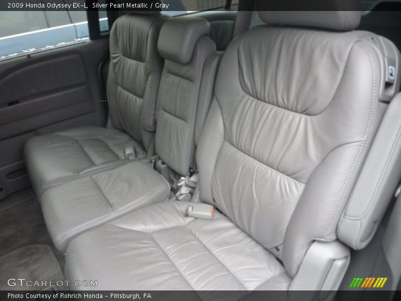  2009 Odyssey EX-L Gray Interior