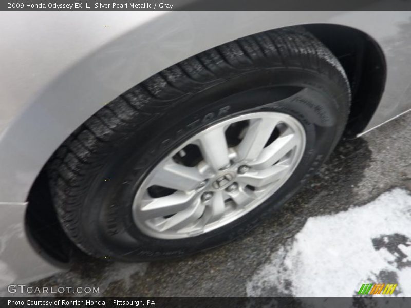 Silver Pearl Metallic / Gray 2009 Honda Odyssey EX-L