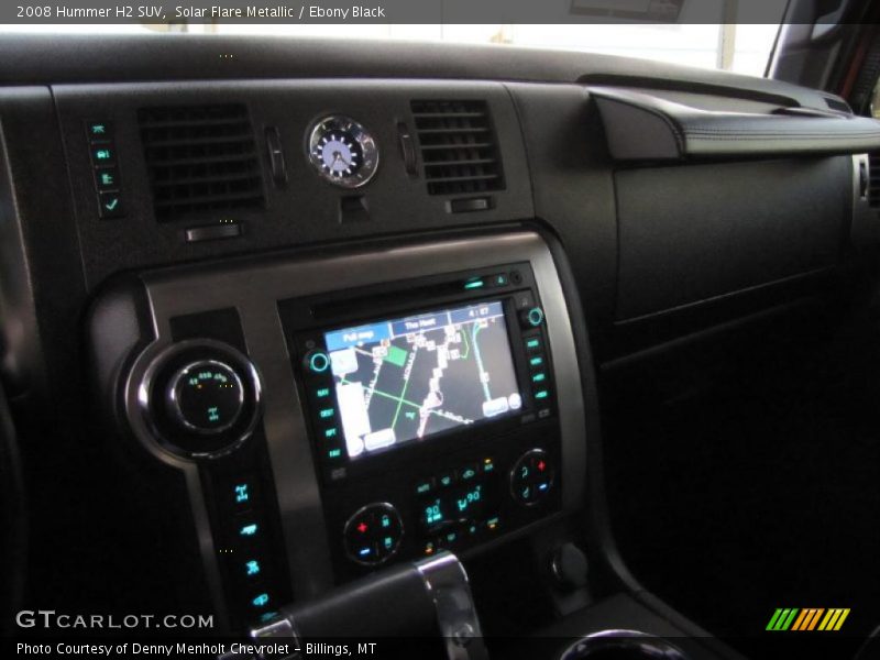 Solar Flare Metallic / Ebony Black 2008 Hummer H2 SUV