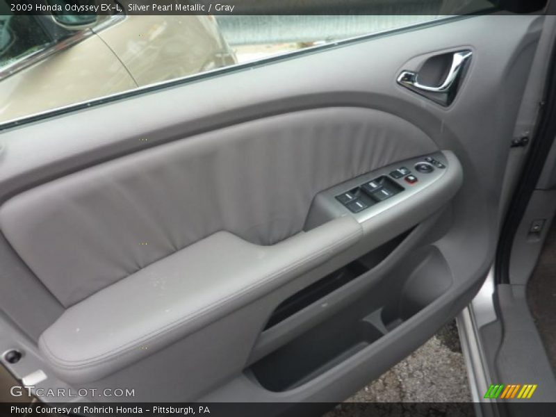 Silver Pearl Metallic / Gray 2009 Honda Odyssey EX-L