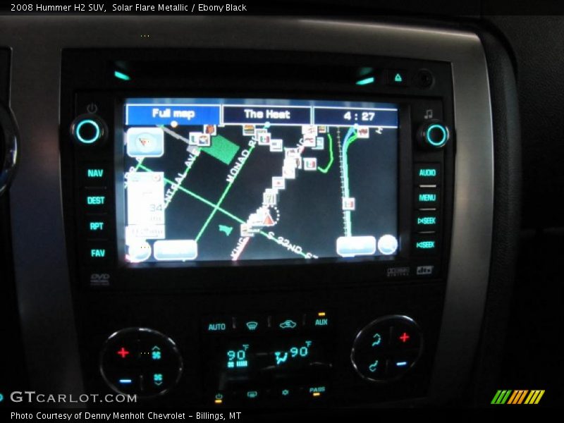 Navigation of 2008 H2 SUV