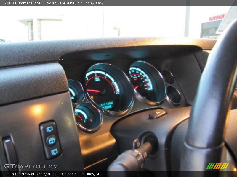 Solar Flare Metallic / Ebony Black 2008 Hummer H2 SUV