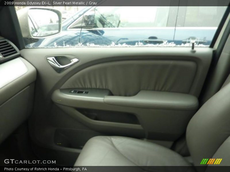 Silver Pearl Metallic / Gray 2009 Honda Odyssey EX-L