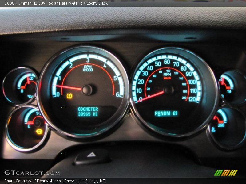  2008 H2 SUV SUV Gauges