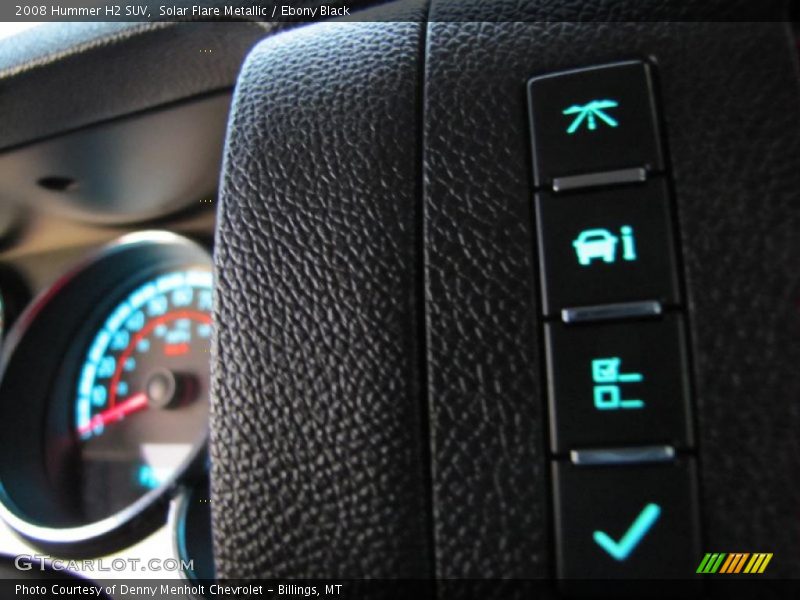 Solar Flare Metallic / Ebony Black 2008 Hummer H2 SUV