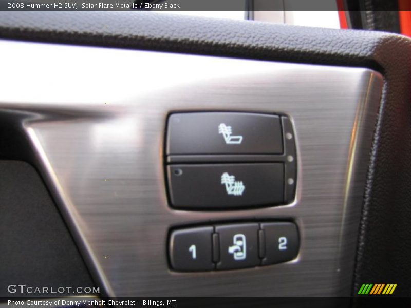 Solar Flare Metallic / Ebony Black 2008 Hummer H2 SUV