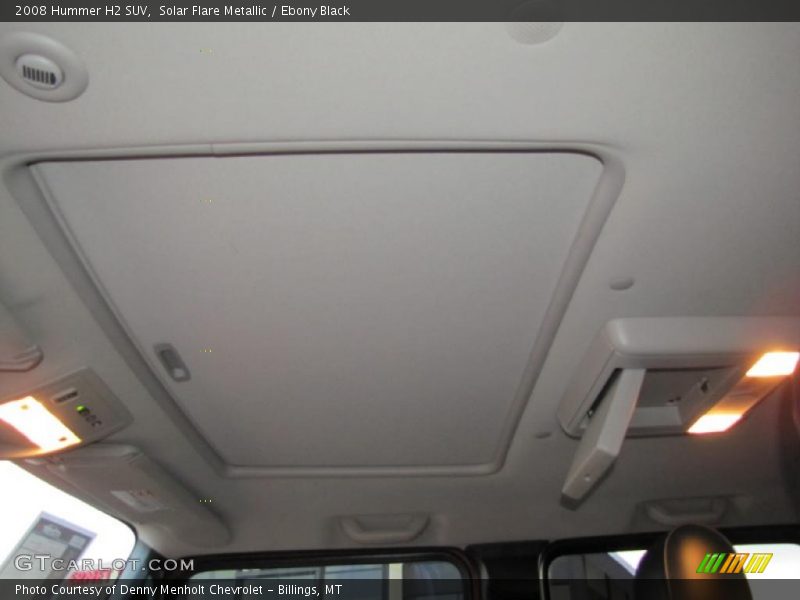 Solar Flare Metallic / Ebony Black 2008 Hummer H2 SUV