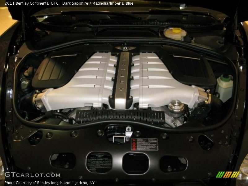  2011 Continental GTC  Engine - 6.0 Liter Twin-Turbocharged DOHC 48-Valve VVT W12