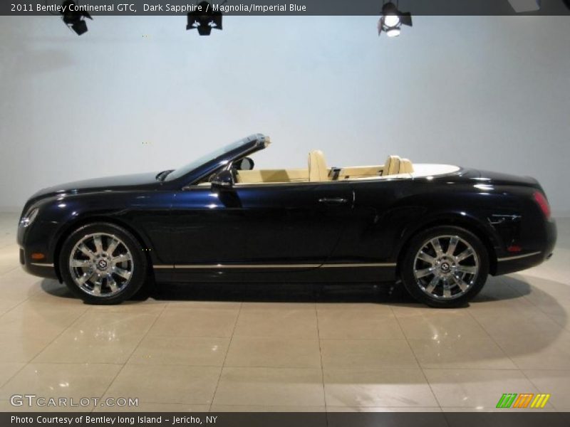 Dark Sapphire / Magnolia/Imperial Blue 2011 Bentley Continental GTC