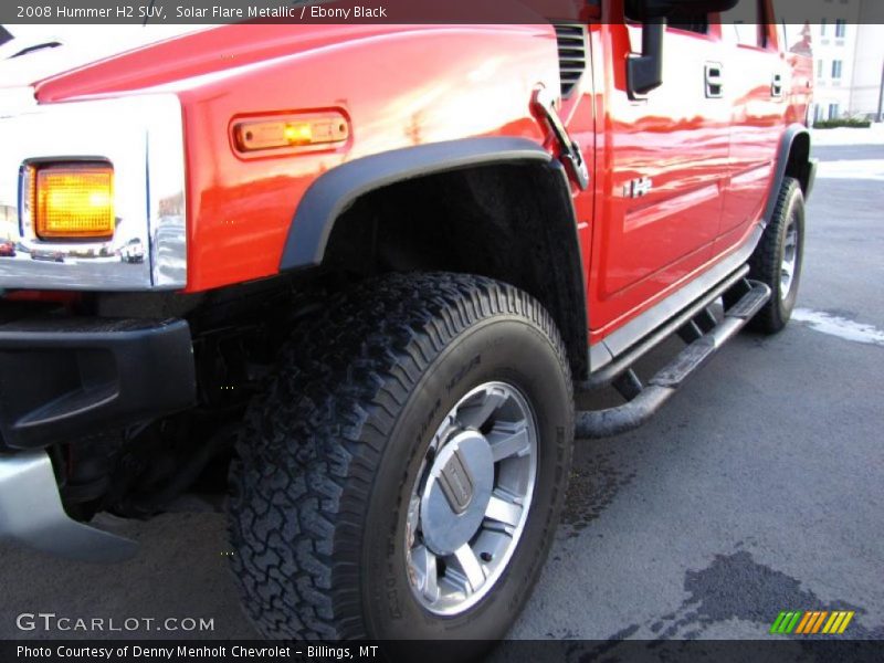 Solar Flare Metallic / Ebony Black 2008 Hummer H2 SUV