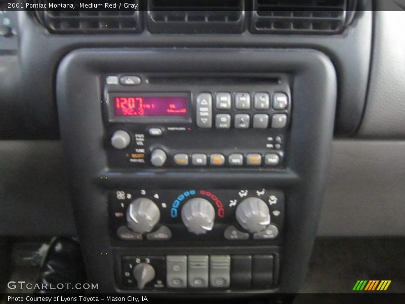 Medium Red / Gray 2001 Pontiac Montana