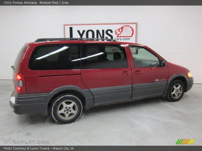 Medium Red / Gray 2001 Pontiac Montana