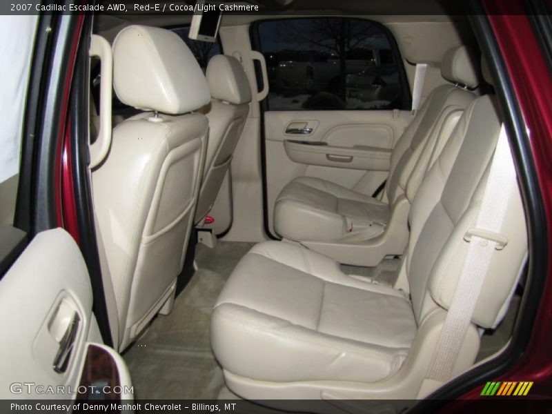 Red-E / Cocoa/Light Cashmere 2007 Cadillac Escalade AWD