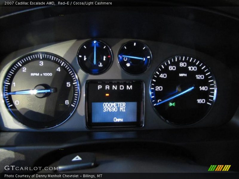 Red-E / Cocoa/Light Cashmere 2007 Cadillac Escalade AWD