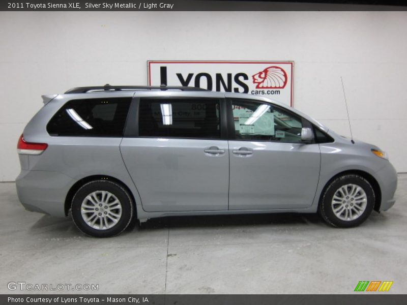 Silver Sky Metallic / Light Gray 2011 Toyota Sienna XLE