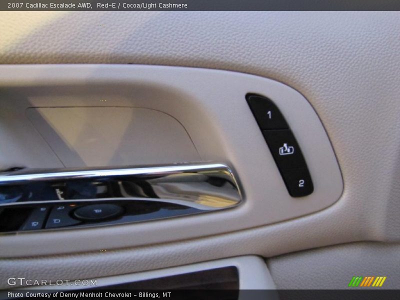 Red-E / Cocoa/Light Cashmere 2007 Cadillac Escalade AWD